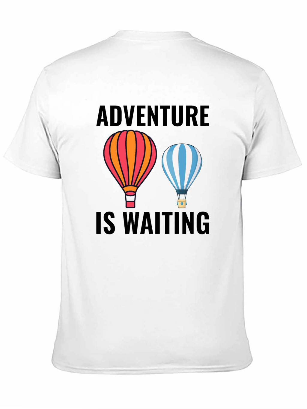 Adventure Awaits Graphic Tee | Hot Air Balloon T-Shirt