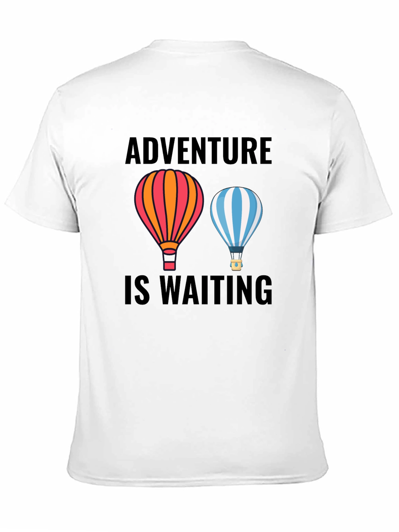 Adventure Awaits Graphic Tee | Hot Air Balloon T-Shirt