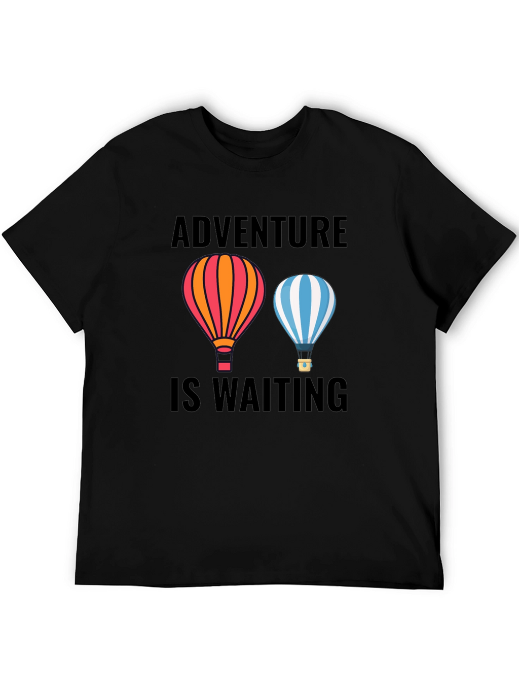 Adventure Awaits Graphic Tee | Hot Air Balloon T-Shirt