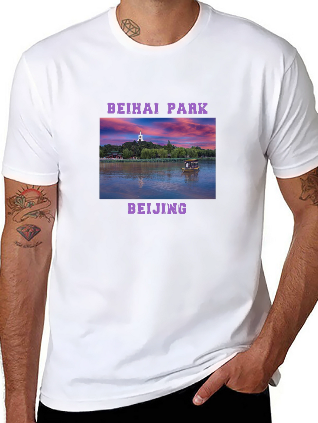 Beihai Park Beijing Graphic Tee