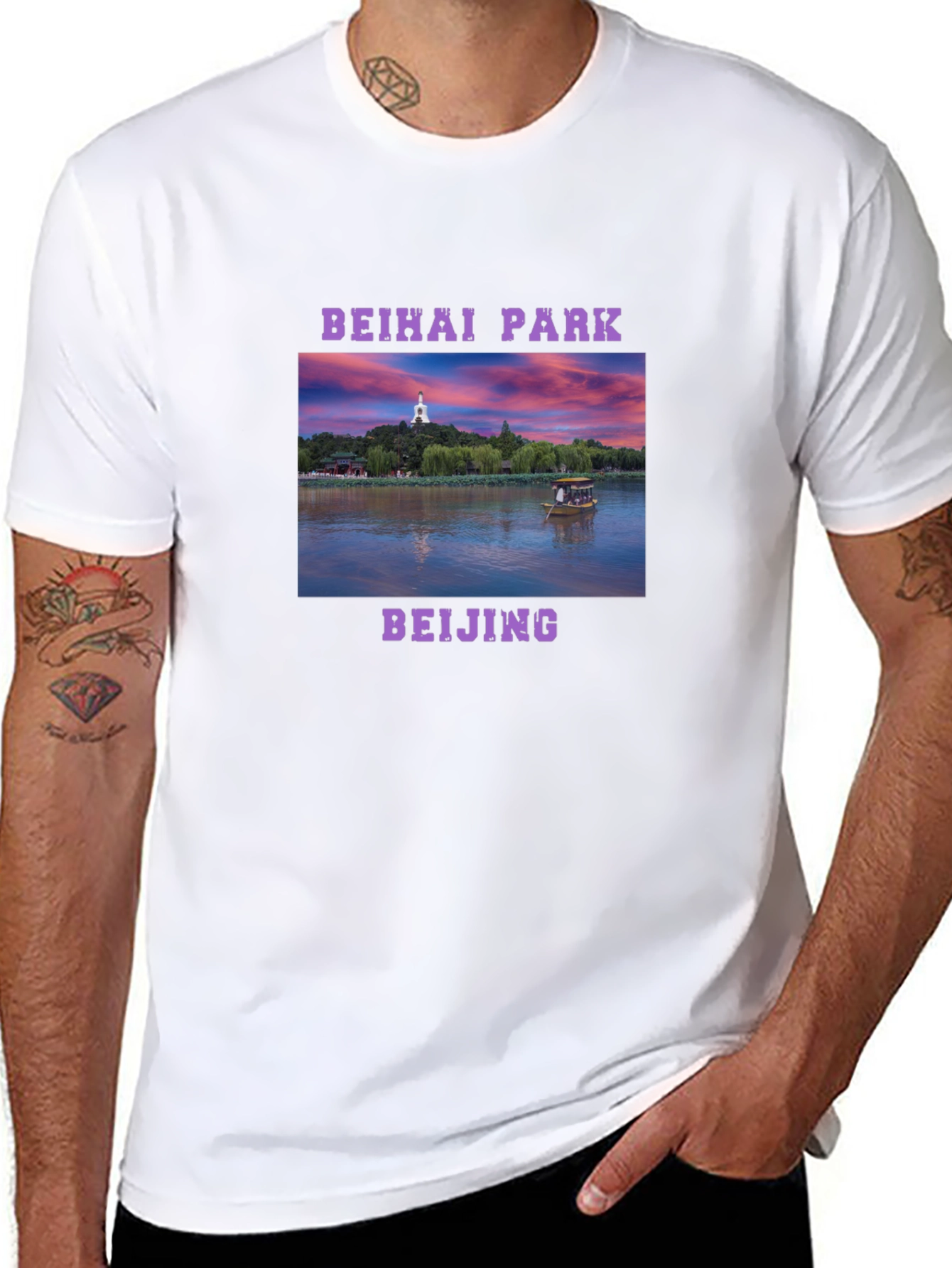 Beihai Park Beijing Graphic Tee