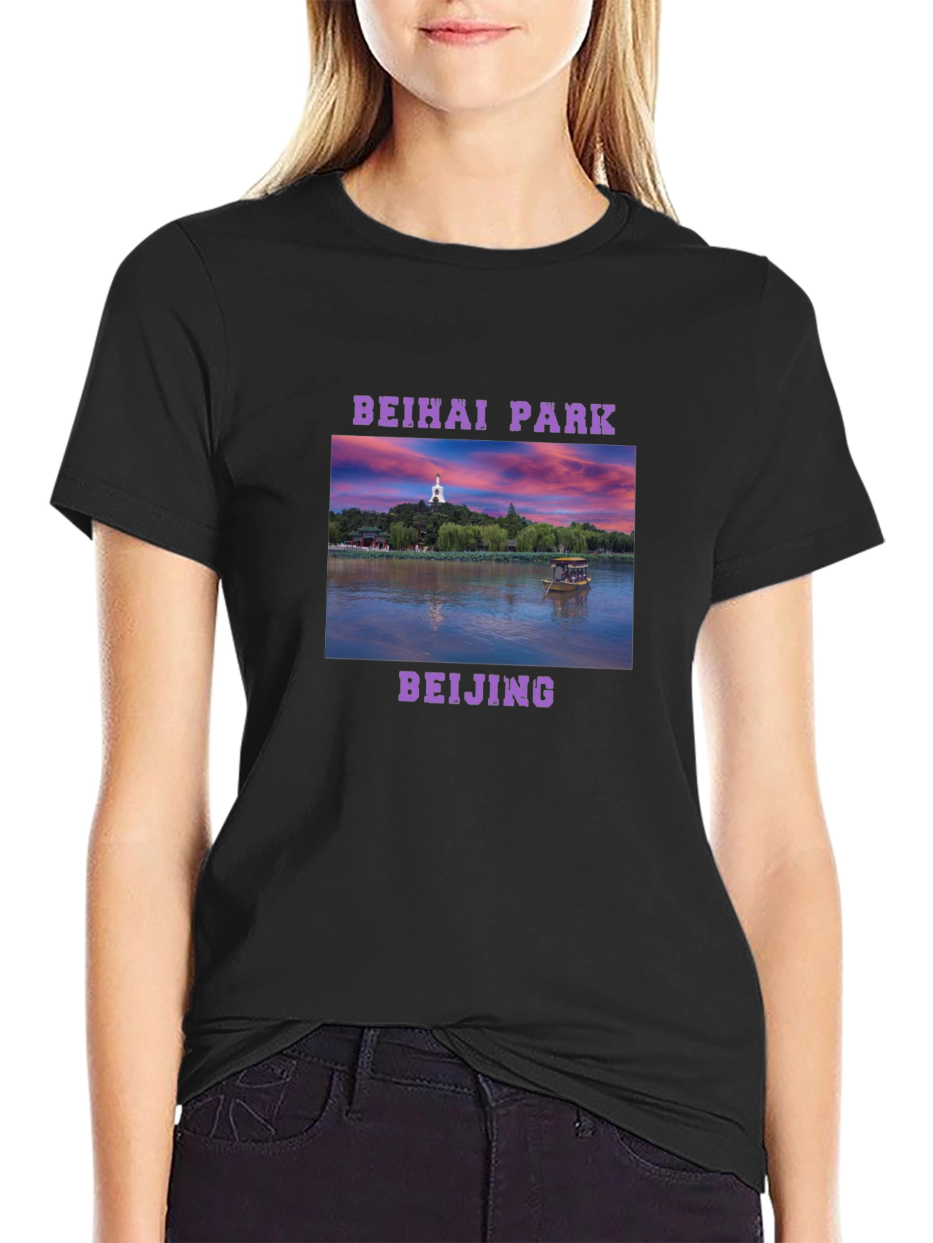 Beihai Park Beijing Graphic Tee