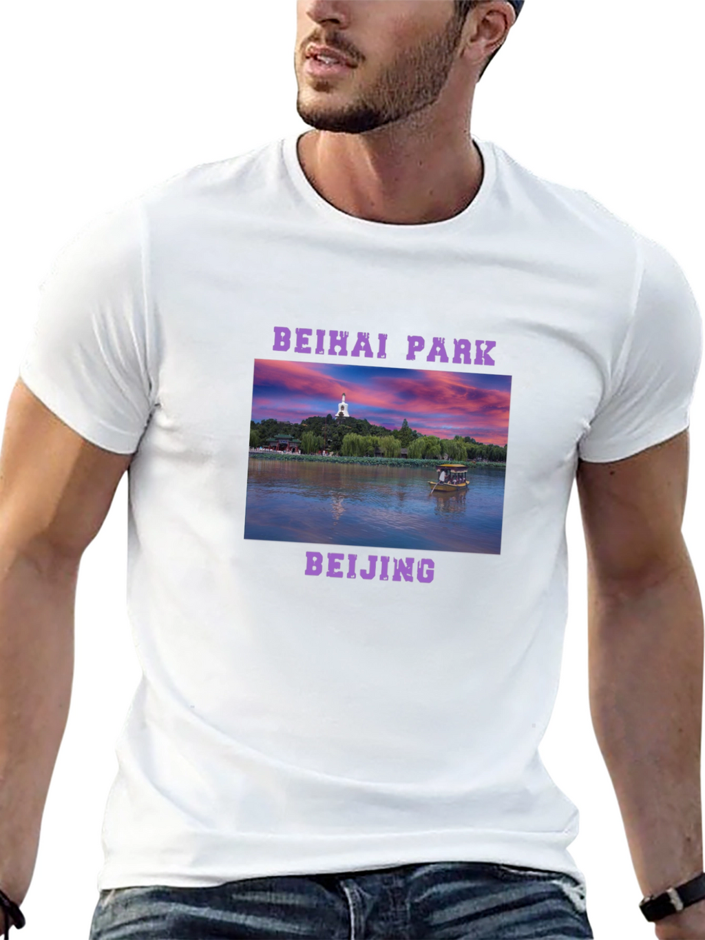 Beihai Park Beijing Graphic Tee