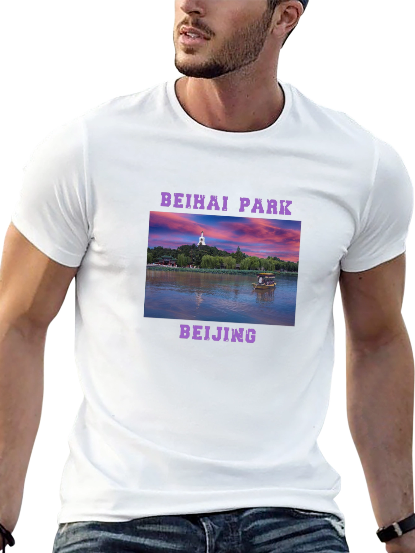 Beihai Park Beijing Graphic Tee