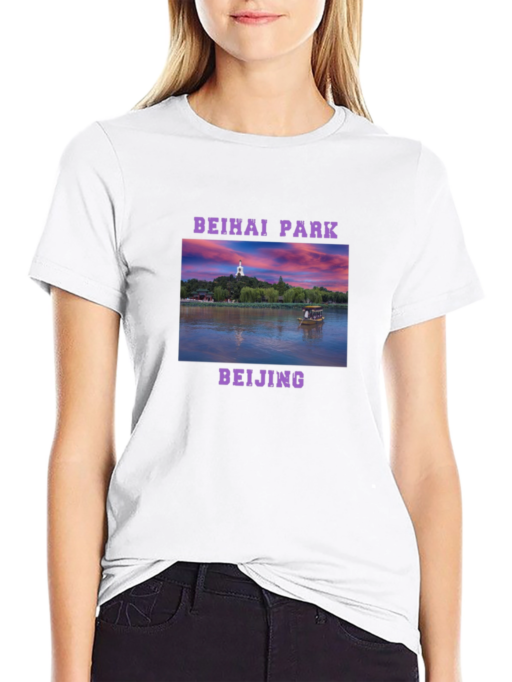 Beihai Park Beijing Graphic Tee