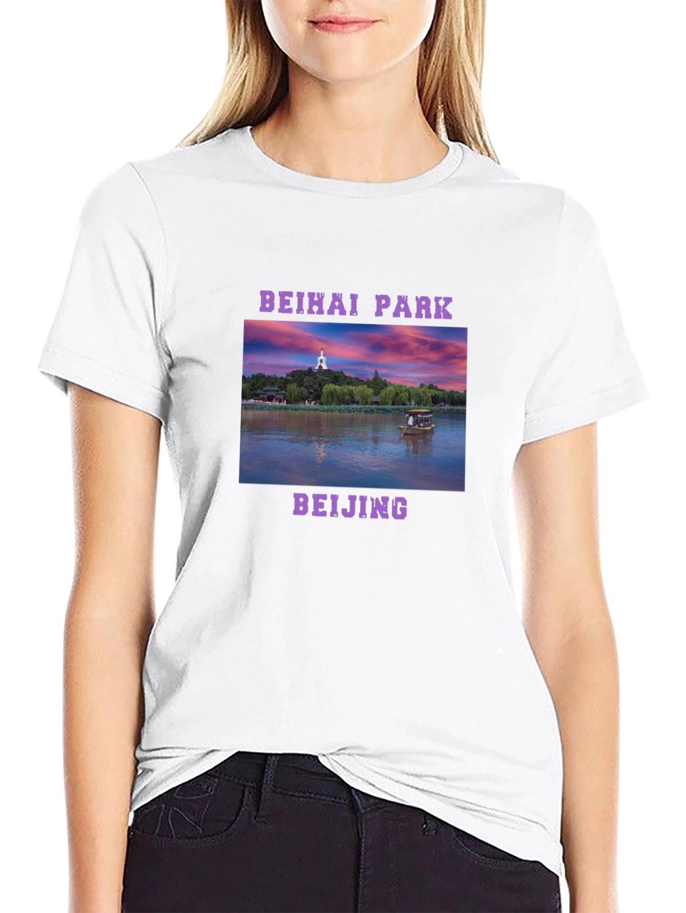 Beihai Park Beijing Graphic Tee