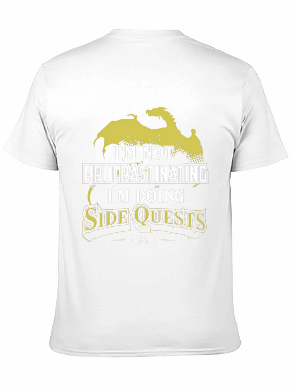 Im Not Procrastinating Side Quests Black T-Shirt