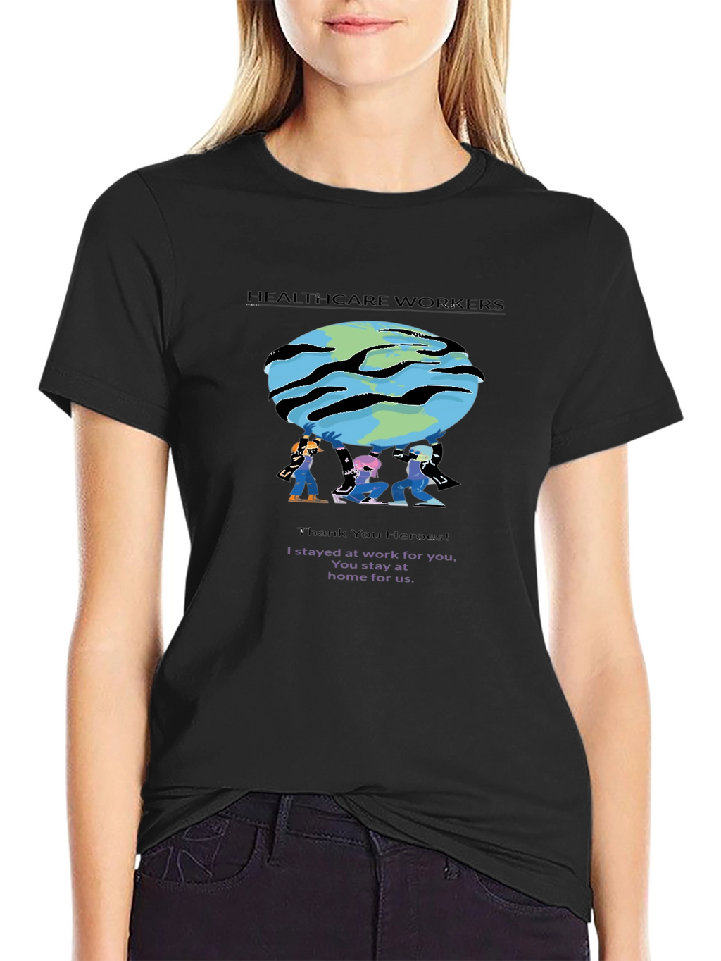Healthcare Workers T-Shirt - Thank You Heroes!
