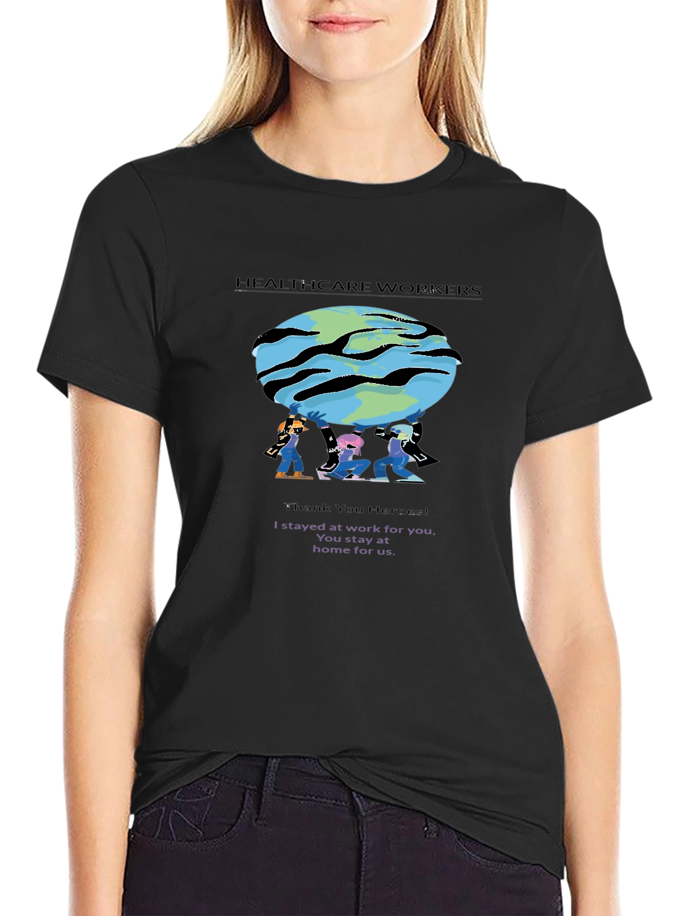 Healthcare Workers T-Shirt - Thank You Heroes!