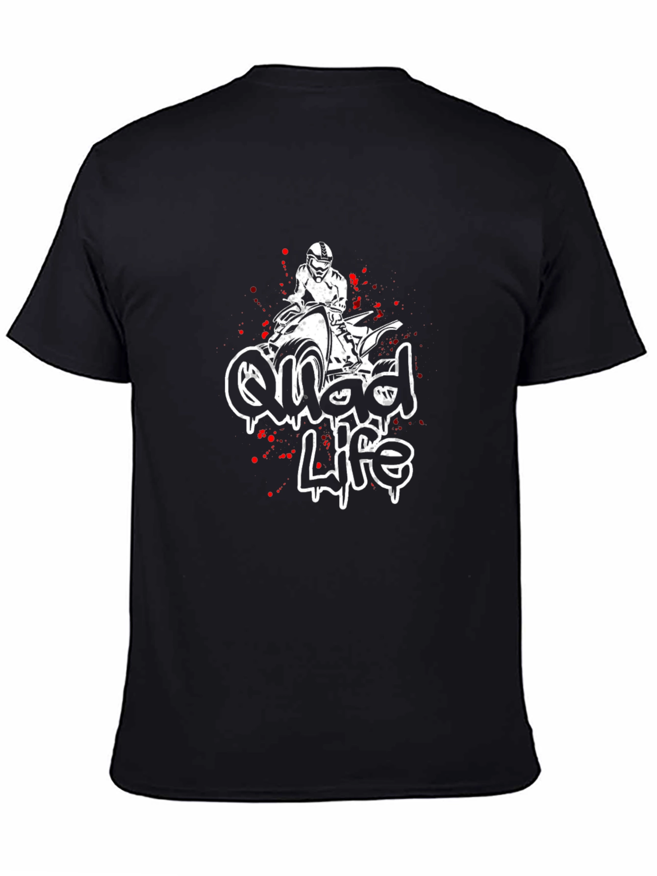 Quad Life Black Graphic Tee