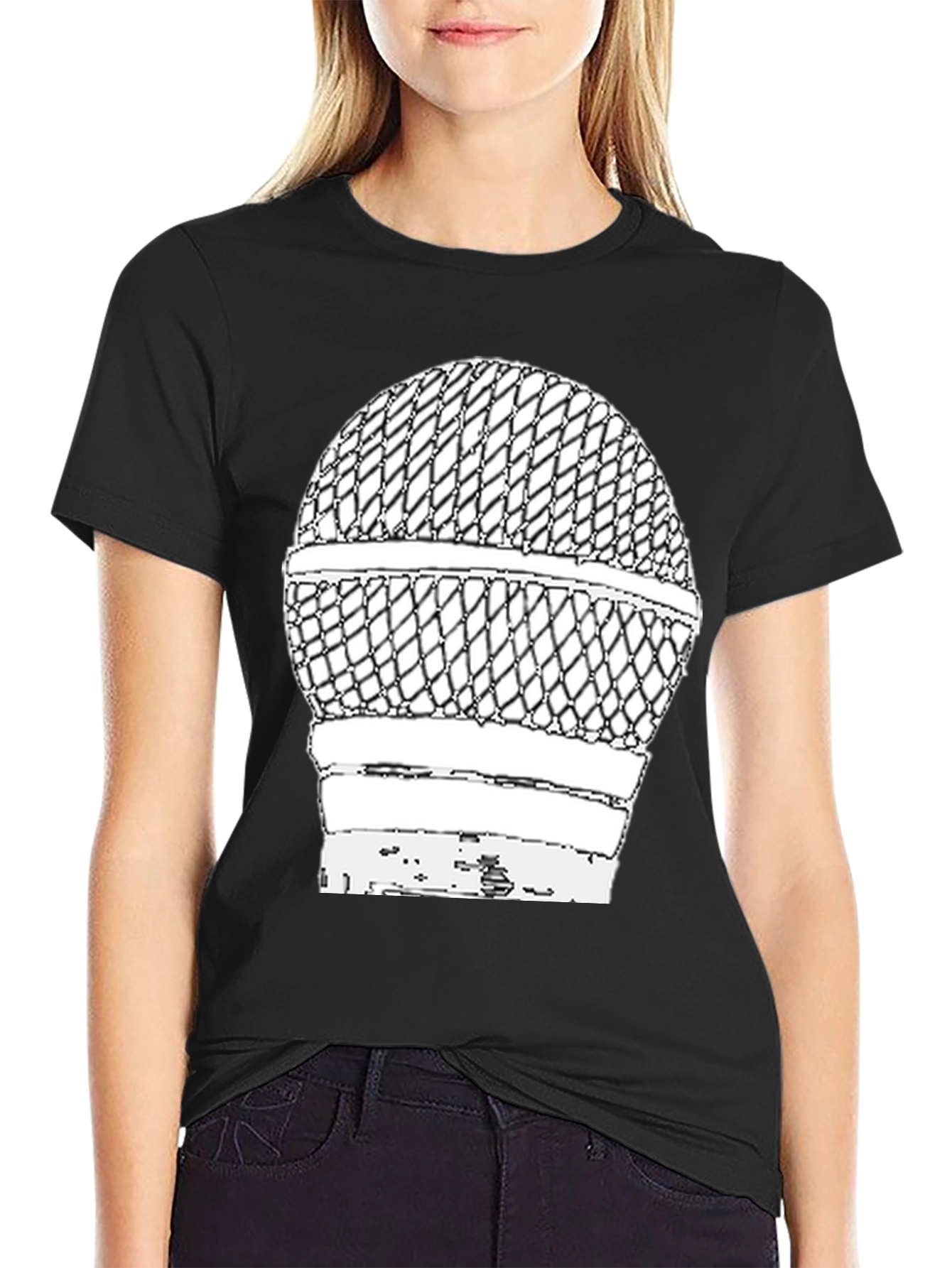 Retro Microphone Graphic Tee