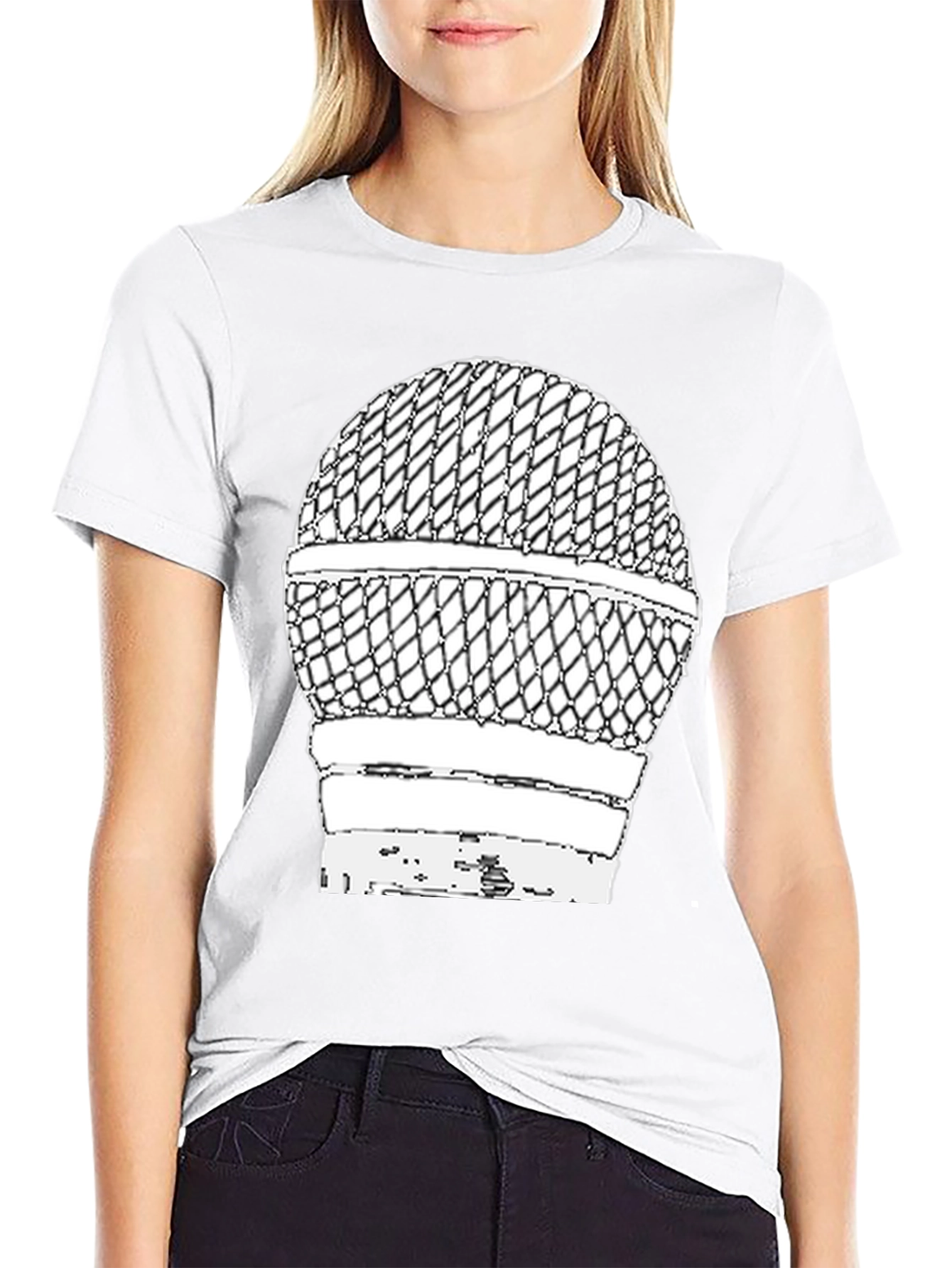 Retro Microphone Graphic Tee