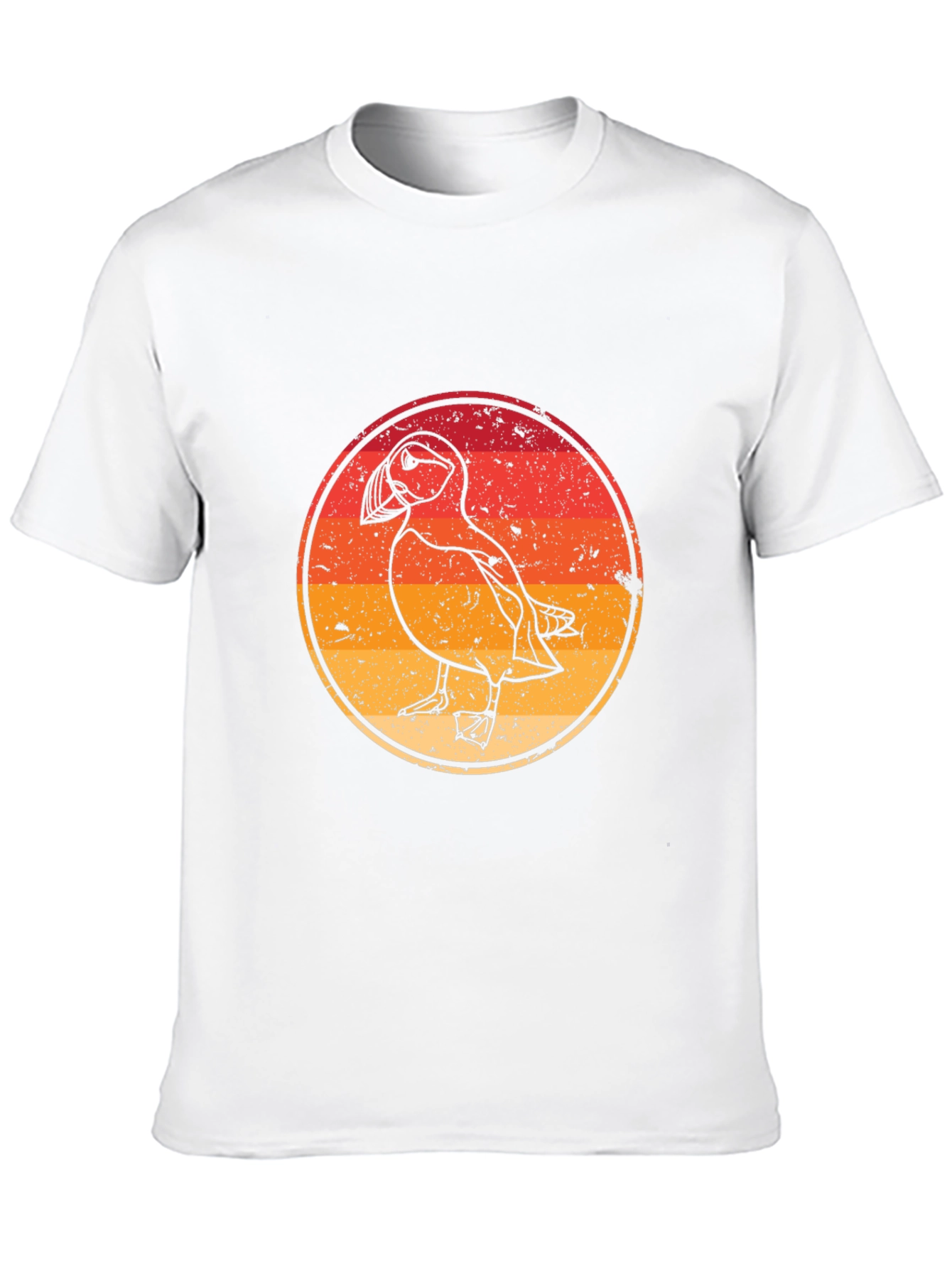 Puffin Graphic Tee - Retro Style