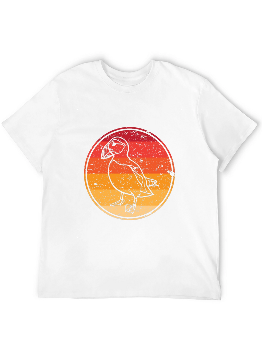 Puffin Graphic Tee - Retro Style