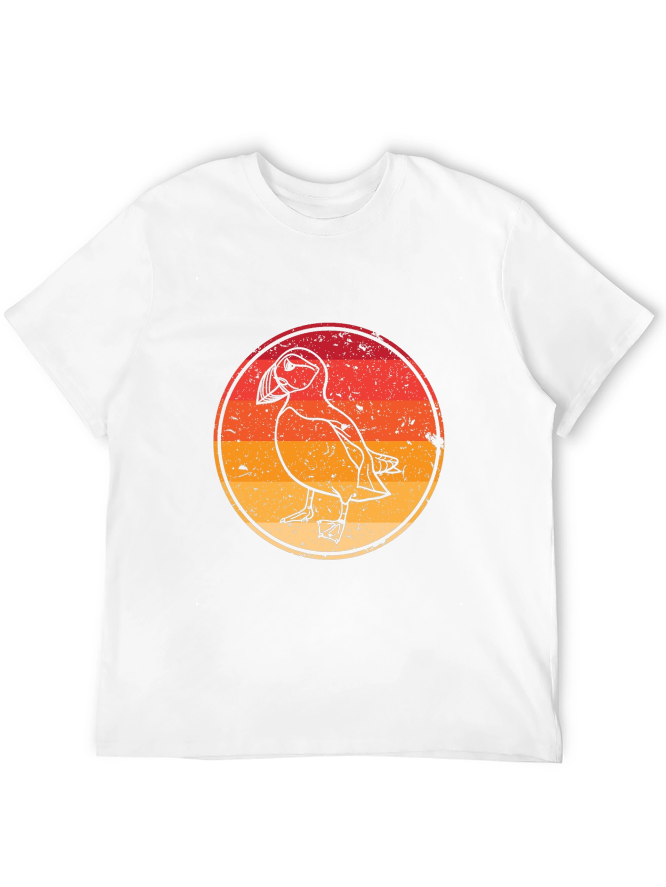 Puffin Graphic Tee - Retro Style