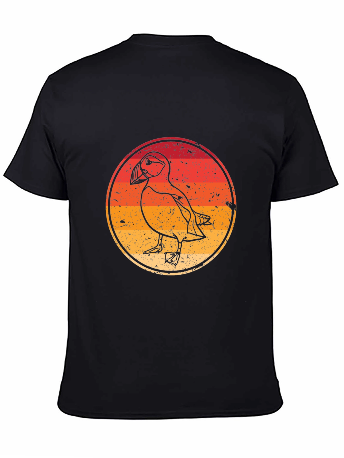 Puffin Graphic Tee - Retro Style