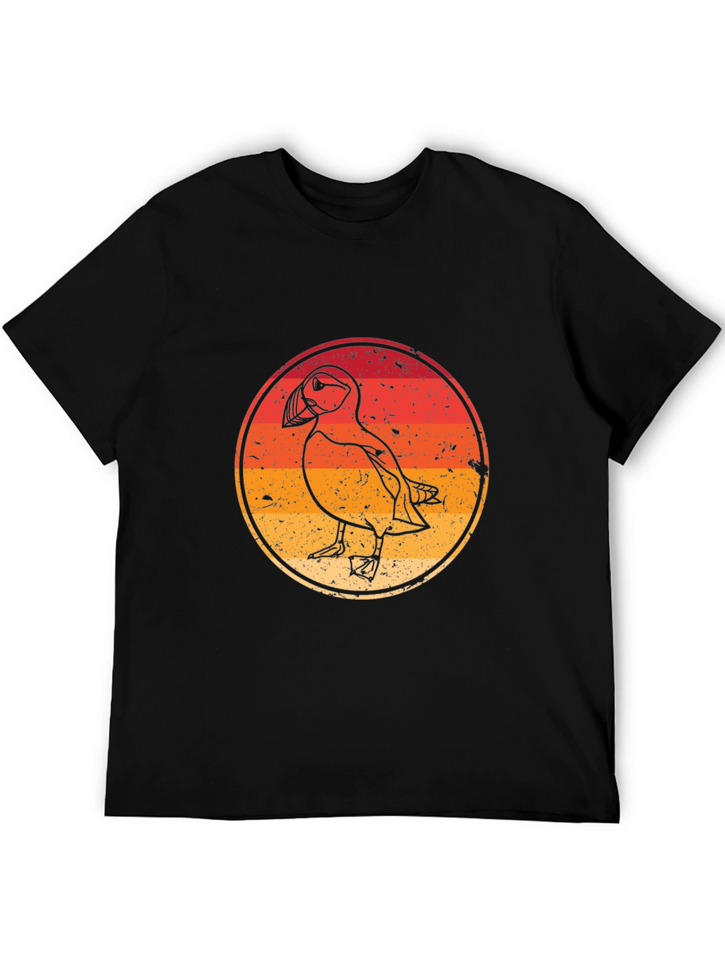 Puffin Graphic Tee - Retro Style