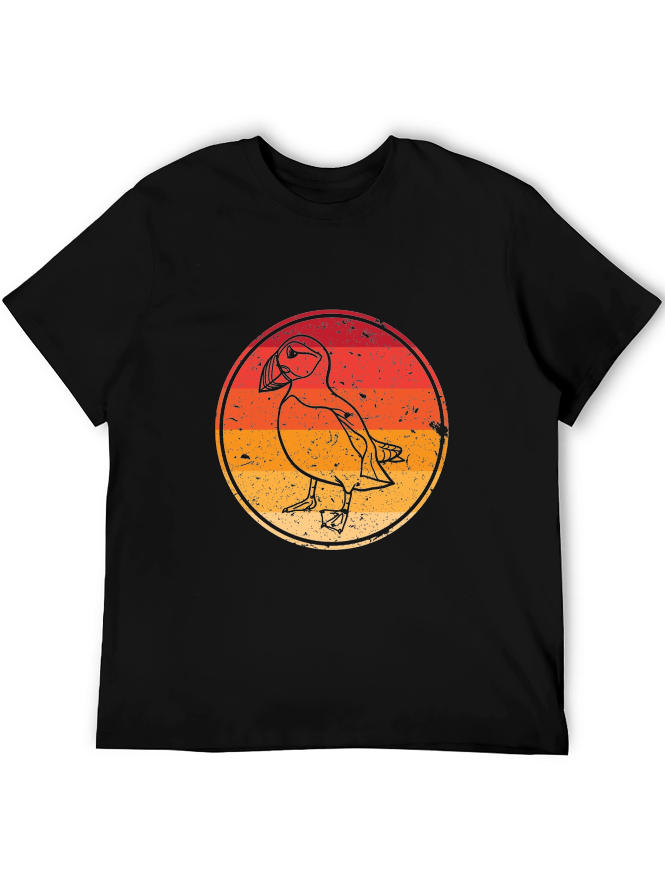 Puffin Graphic Tee - Retro Style