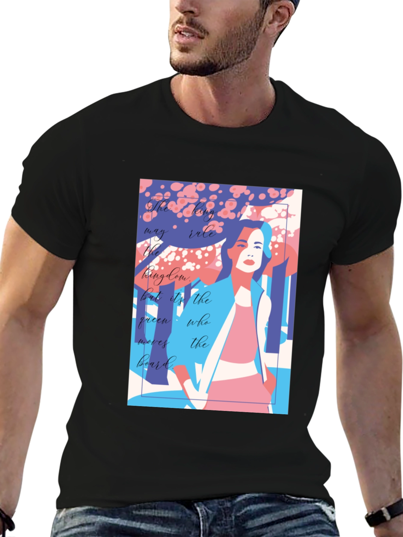 Queen Moves The Board T-Shirt - Unique Graphic Design