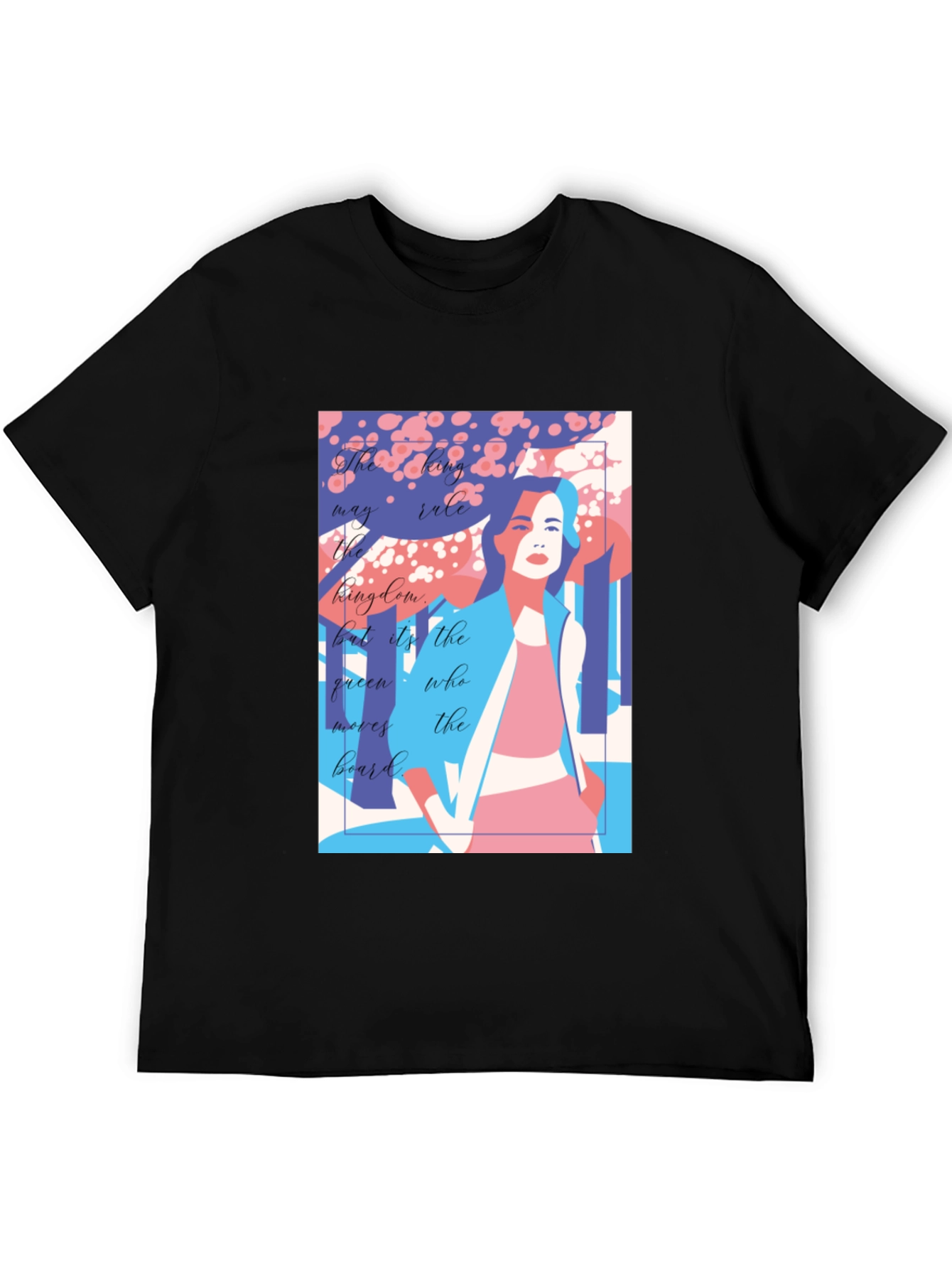Queen Moves The Board T-Shirt - Unique Graphic Design