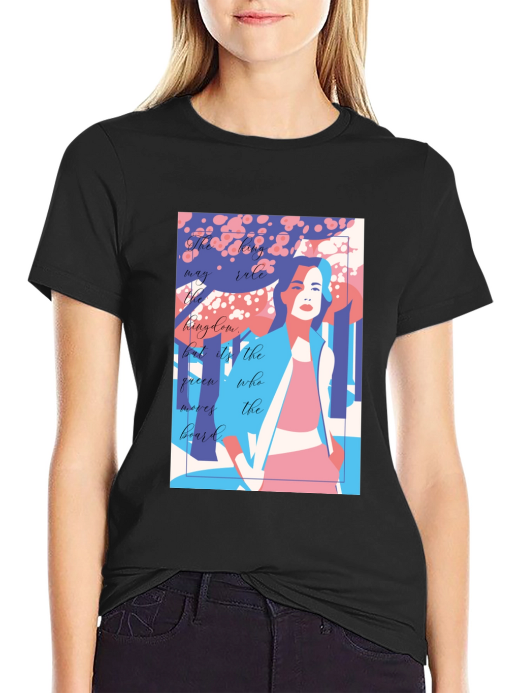Queen Moves The Board T-Shirt - Unique Graphic Design