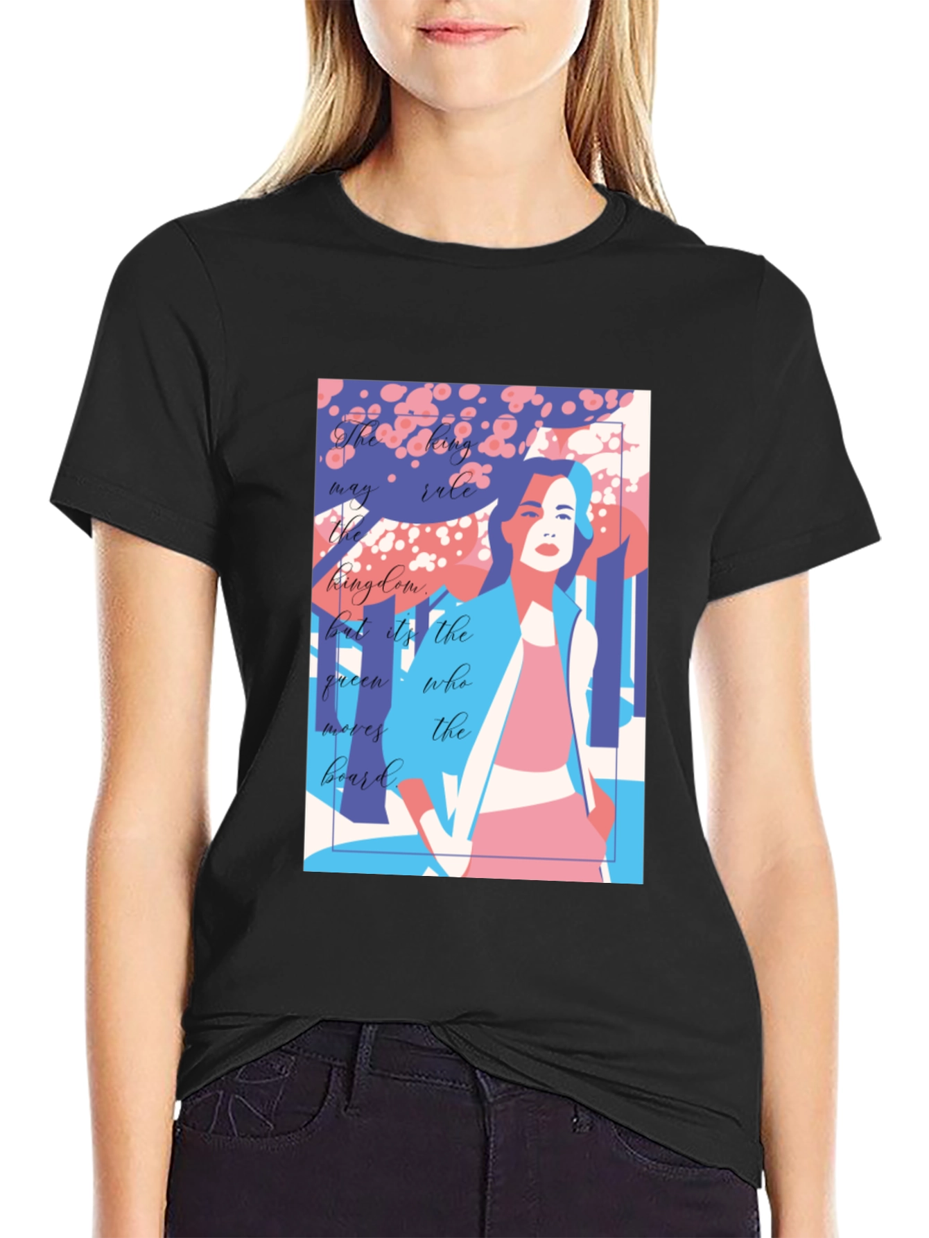 Queen Moves The Board T-Shirt - Unique Graphic Design