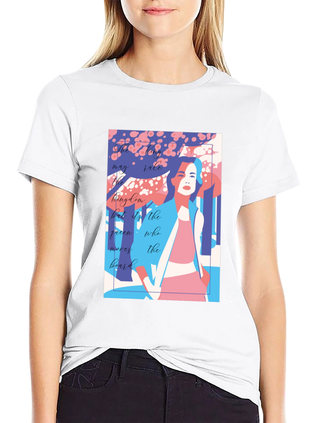 Queen Moves The Board T-Shirt - Unique Graphic Design