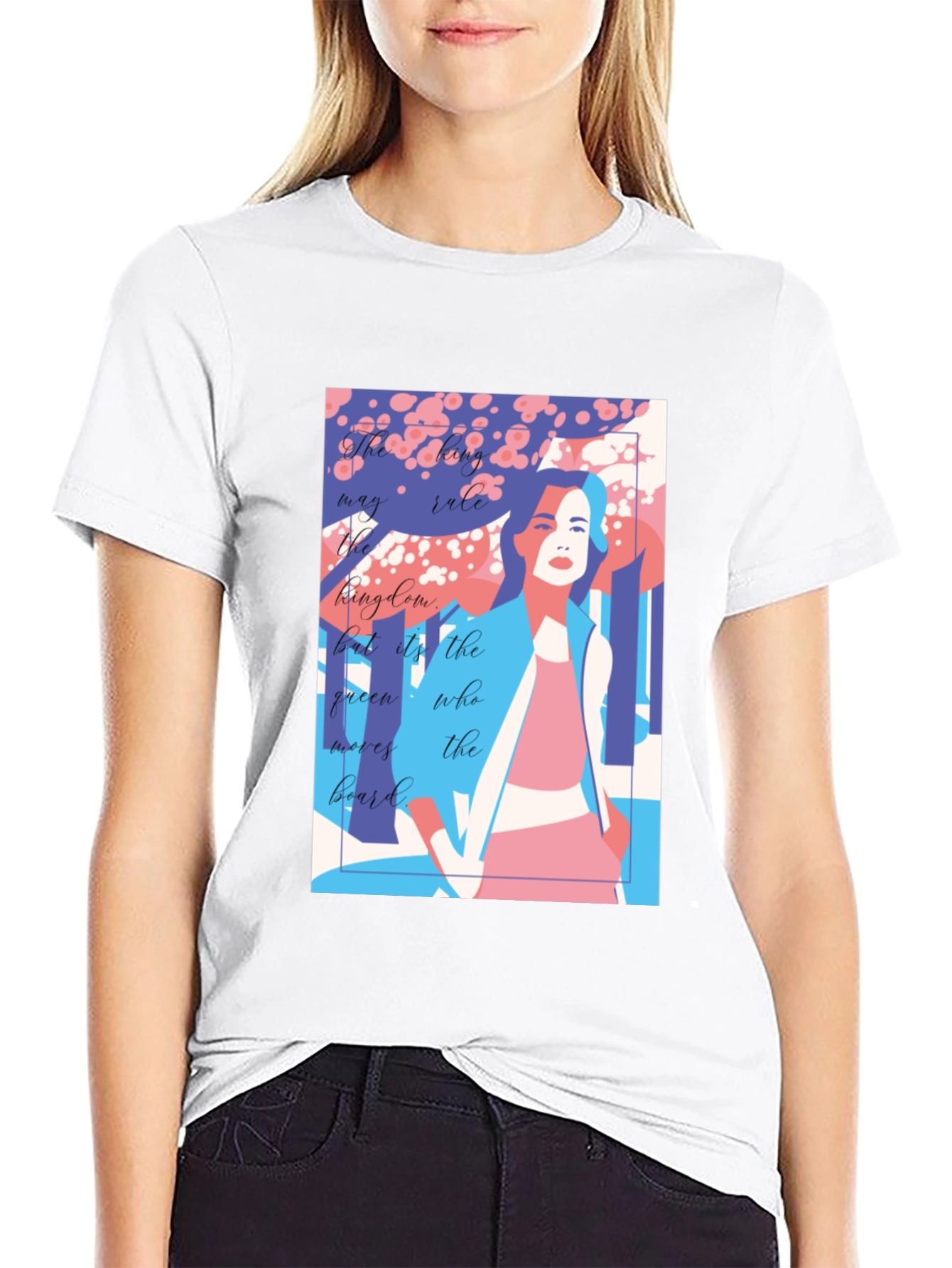 Queen Moves The Board T-Shirt - Unique Graphic Design