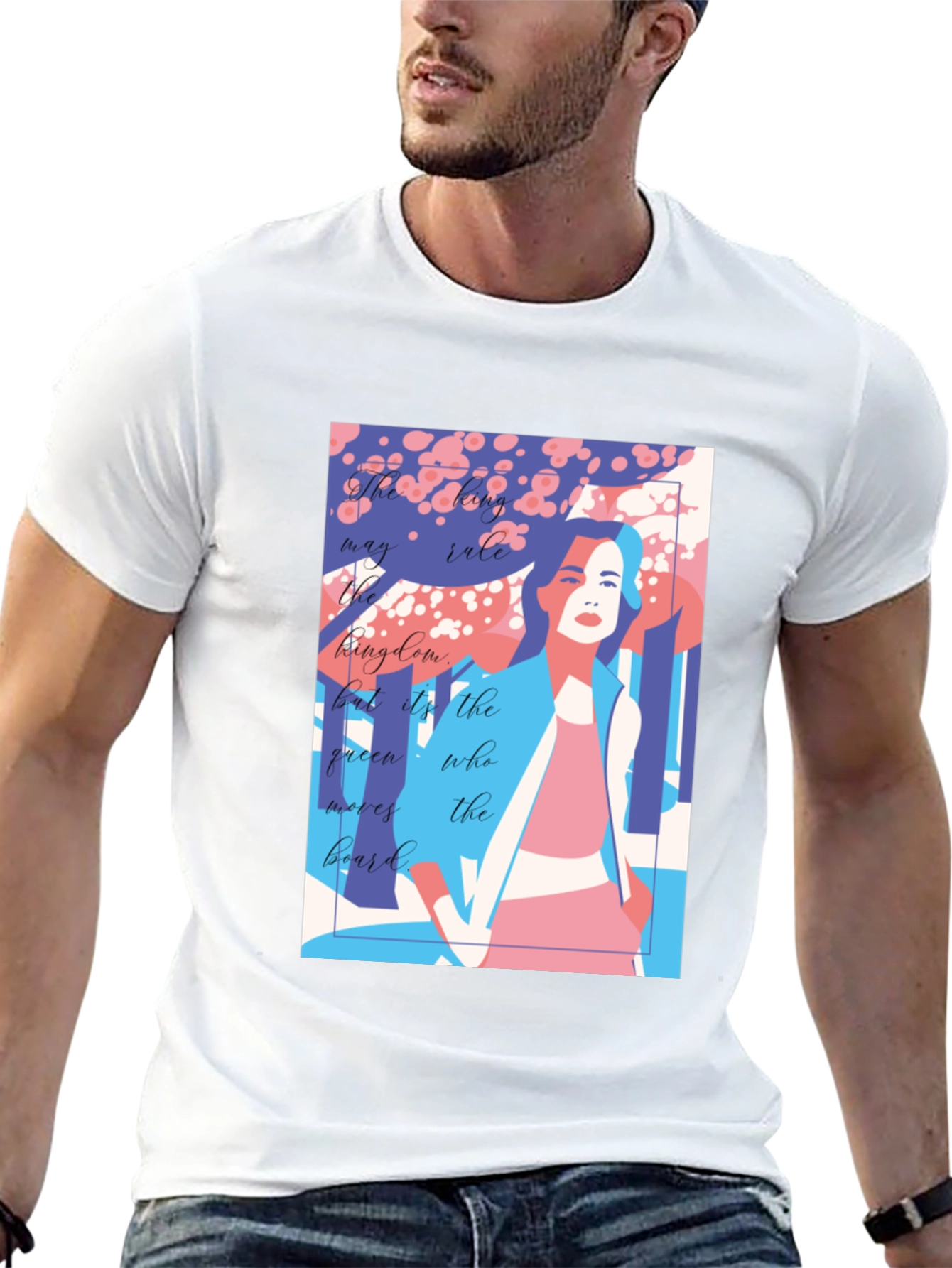 Queen Moves The Board T-Shirt - Unique Graphic Design