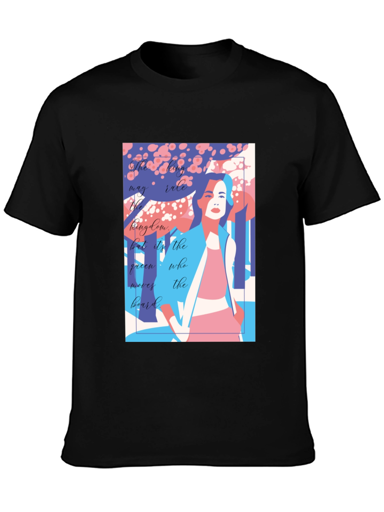 Queen Moves The Board T-Shirt - Unique Graphic Design