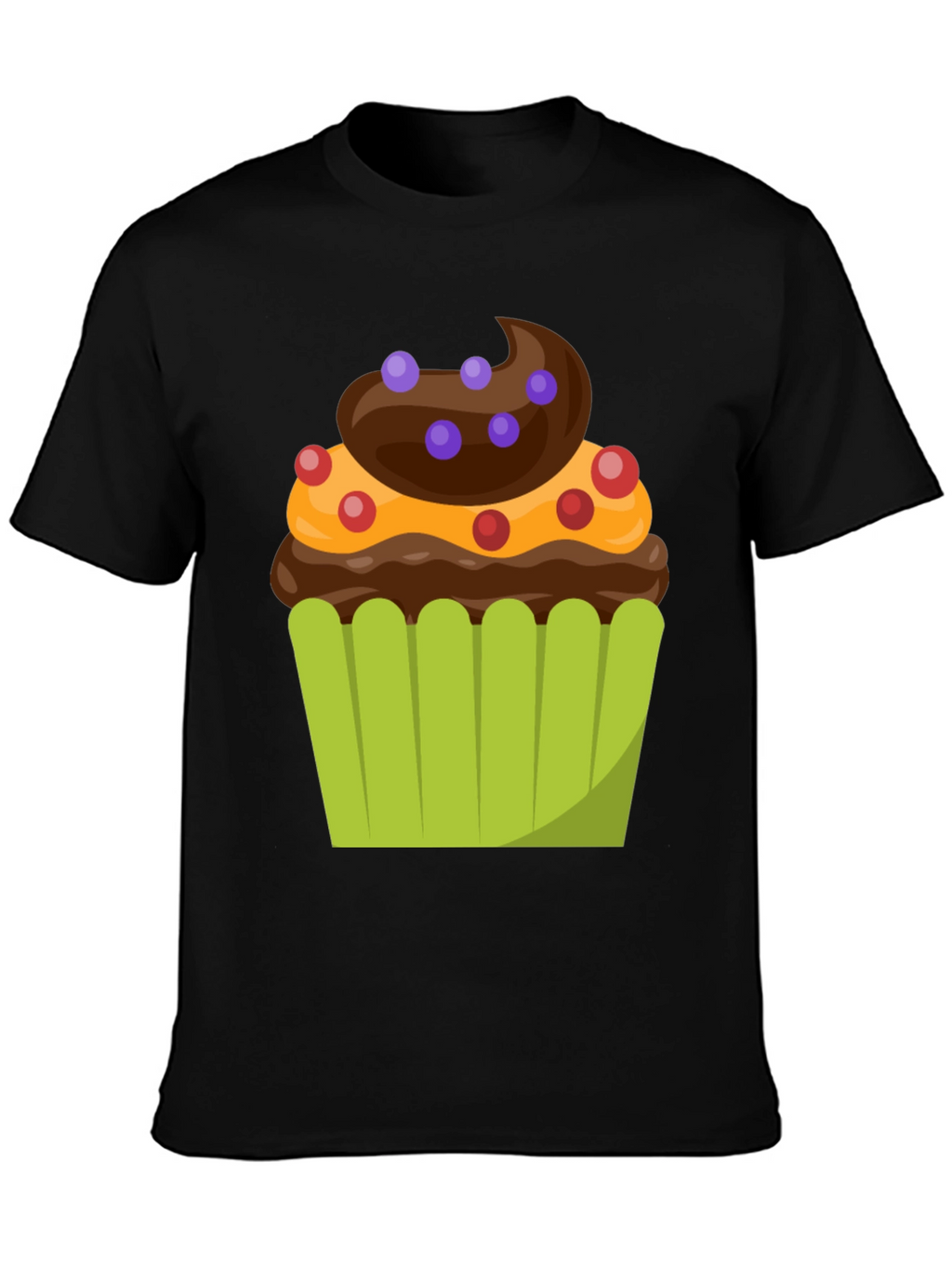 Cupcake Graphic T-Shirt - Sweet Tooth Style