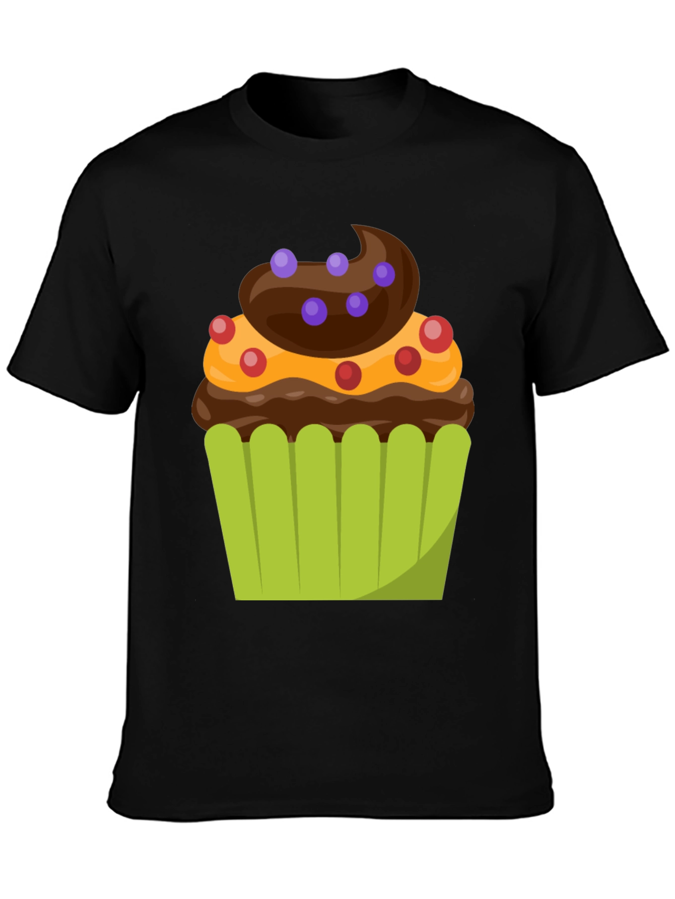 Cupcake Graphic T-Shirt - Sweet Tooth Style