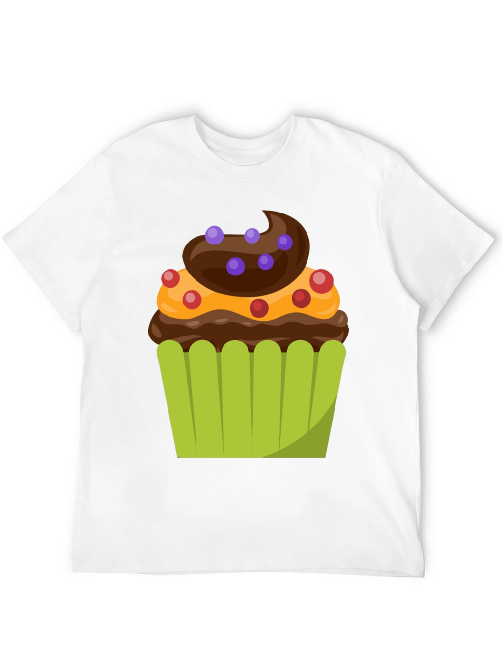 Cupcake Graphic T-Shirt - Sweet Tooth Style