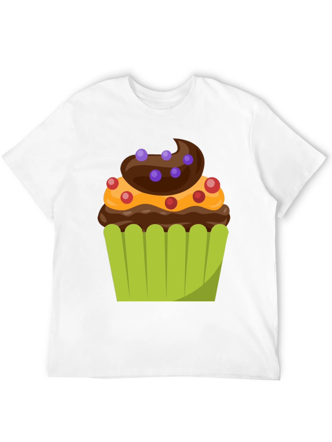 Cupcake Graphic T-Shirt - Sweet Tooth Style
