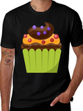 Cupcake Graphic T-Shirt - Sweet Tooth Style