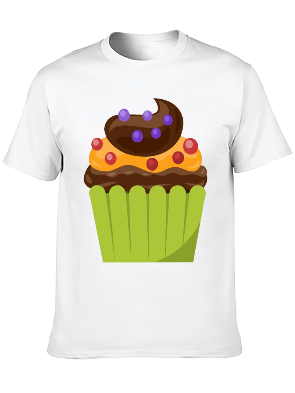 Cupcake Graphic T-Shirt - Sweet Tooth Style