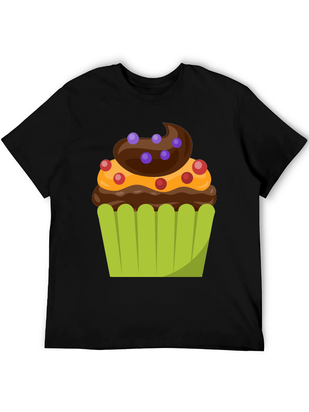 Cupcake Graphic T-Shirt - Sweet Tooth Style