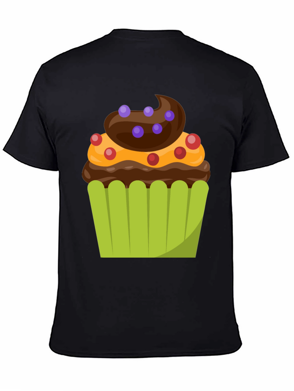 Cupcake Graphic T-Shirt - Sweet Tooth Style