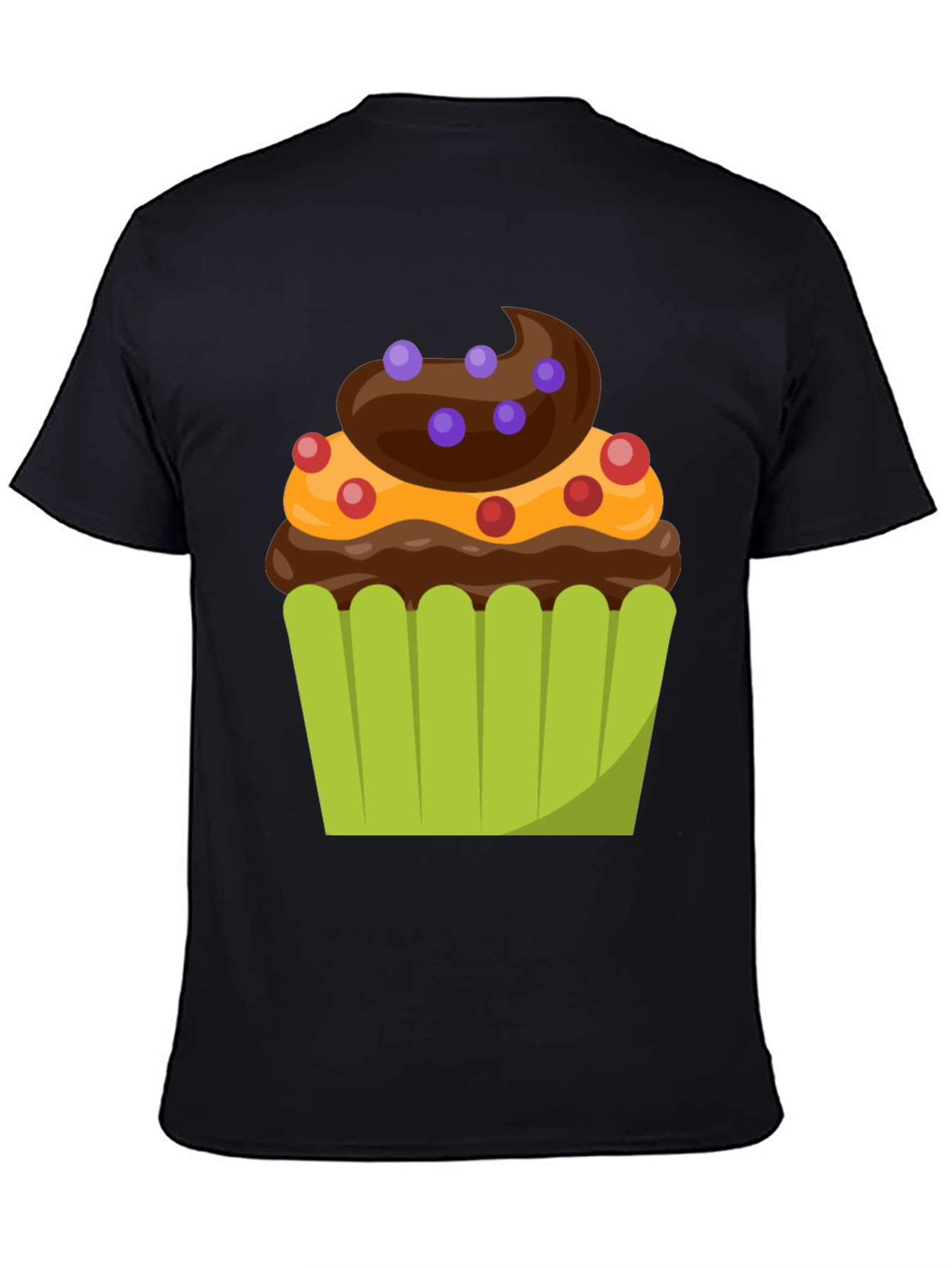 Cupcake Graphic T-Shirt - Sweet Tooth Style