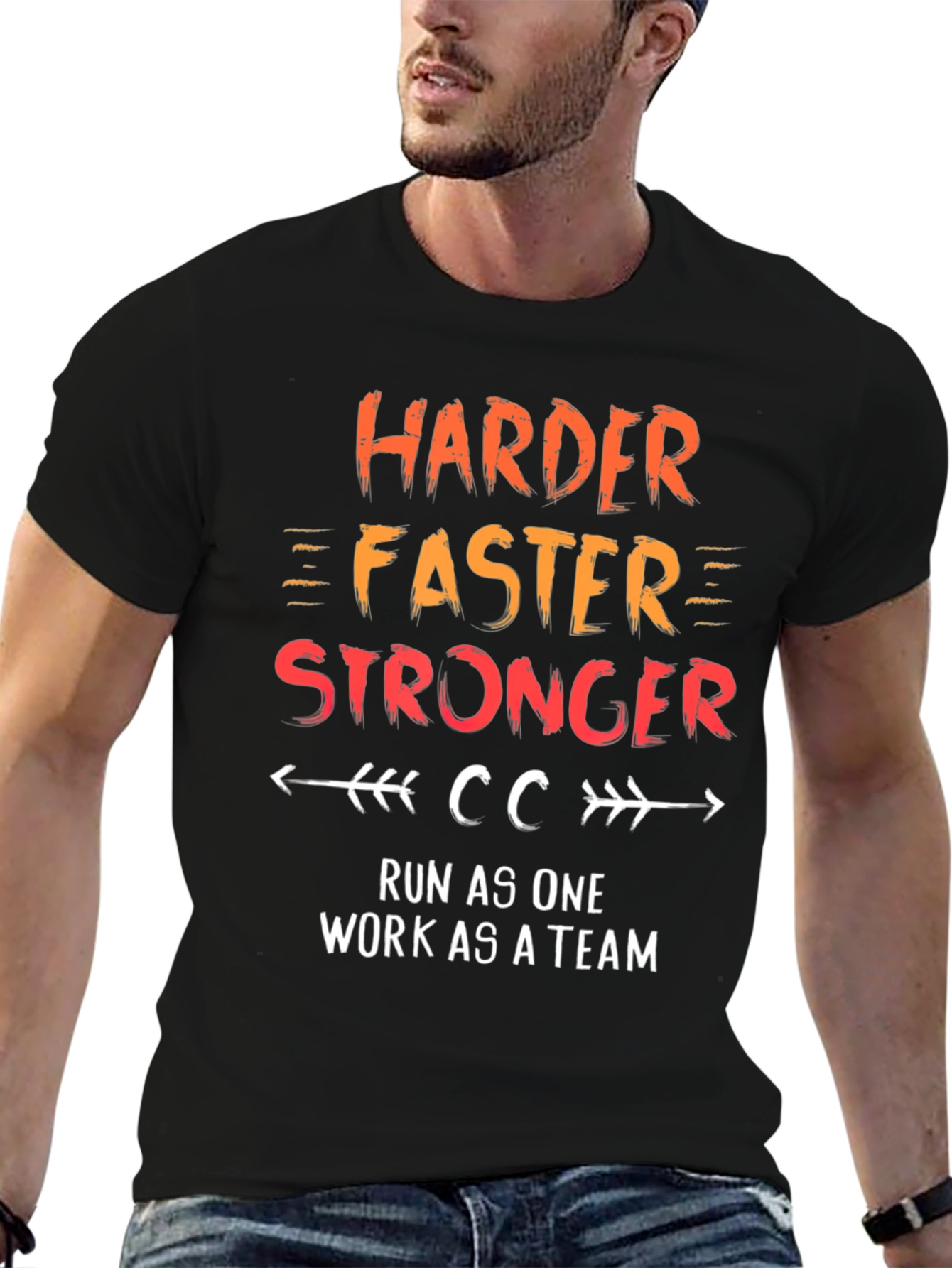 Harder Faster Stronger Run As One T-Shirt