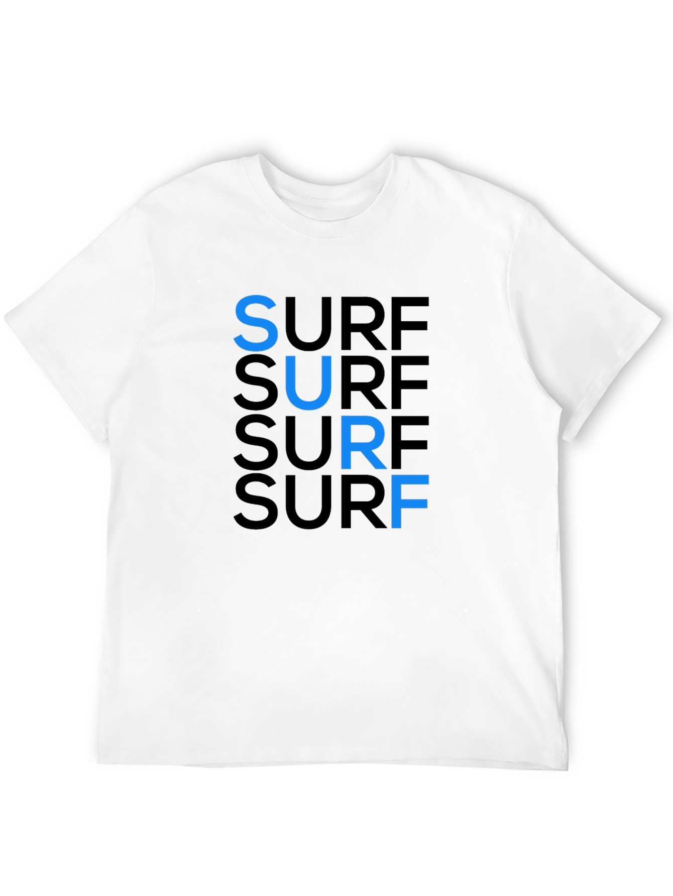 Surf Graphic Tee - Cool Blue Accent