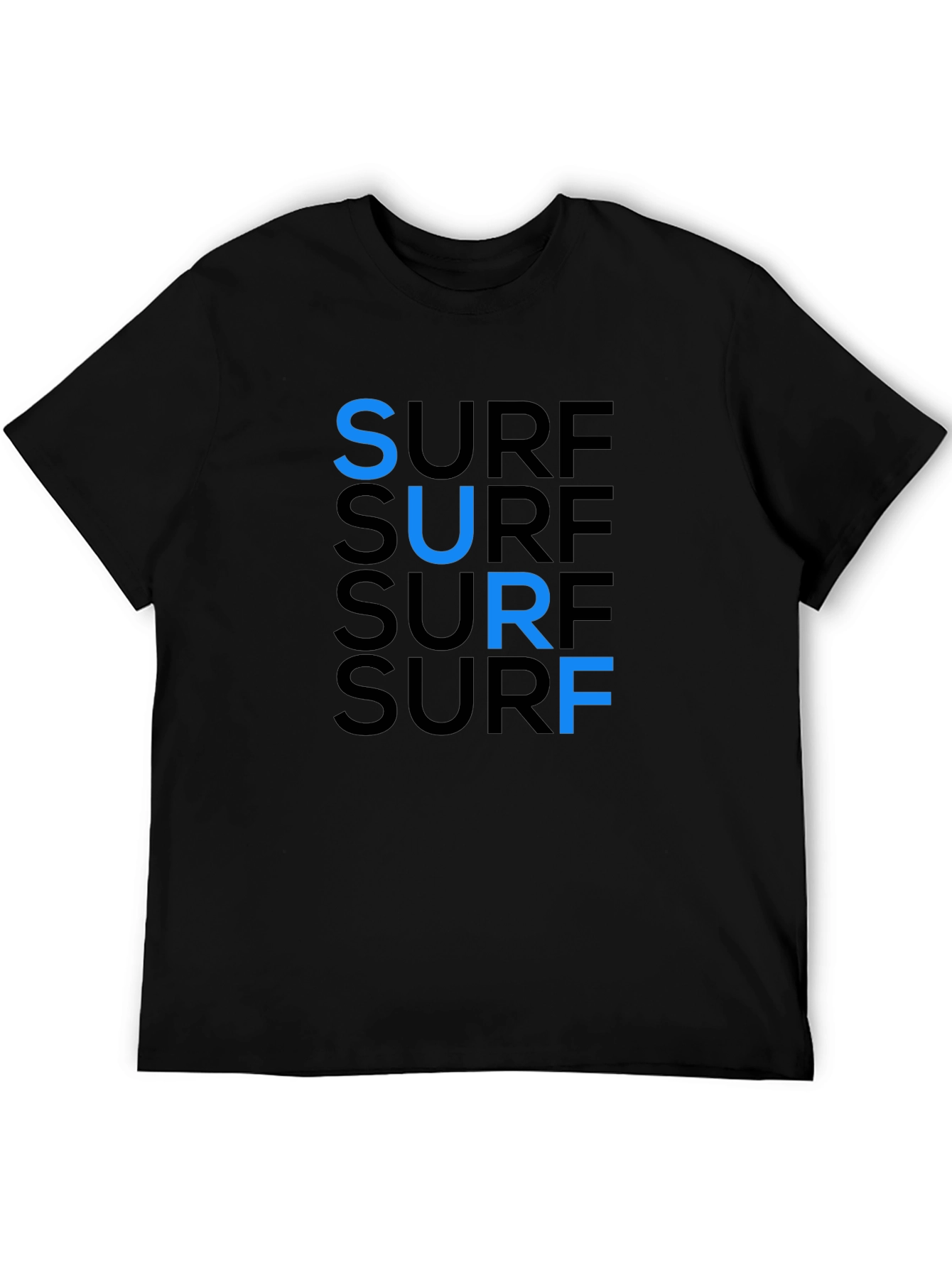 Surf Graphic Tee - Cool Blue Accent
