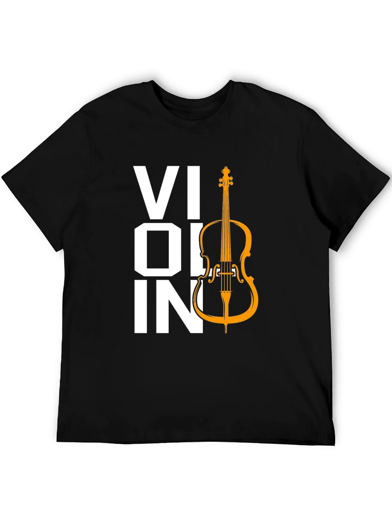 Violin Graphic Tee - Music Lover T-Shirt