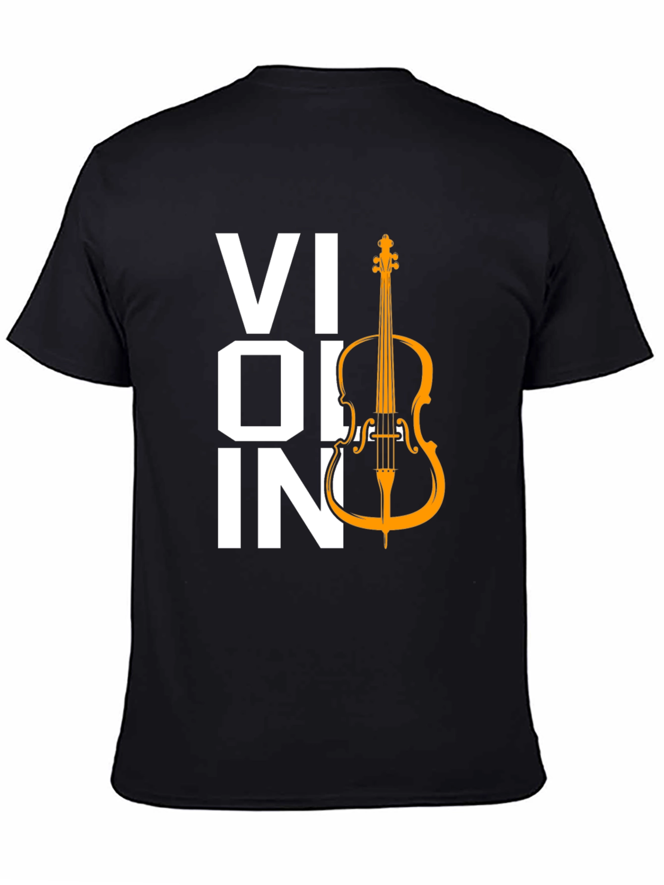 Violin Graphic Tee - Music Lover T-Shirt