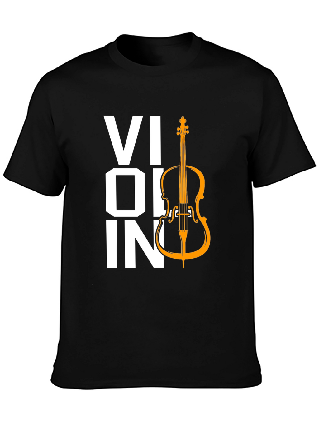 Violin Graphic Tee - Music Lover T-Shirt