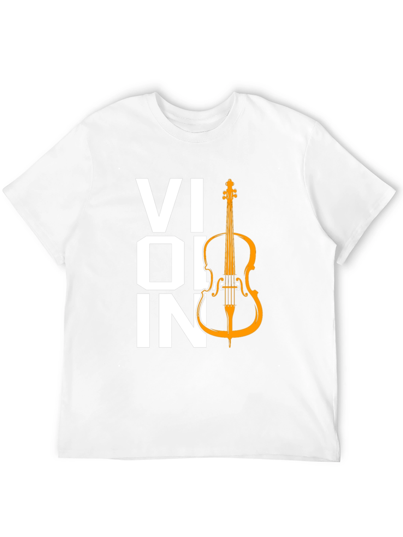 Violin Graphic Tee - Music Lover T-Shirt