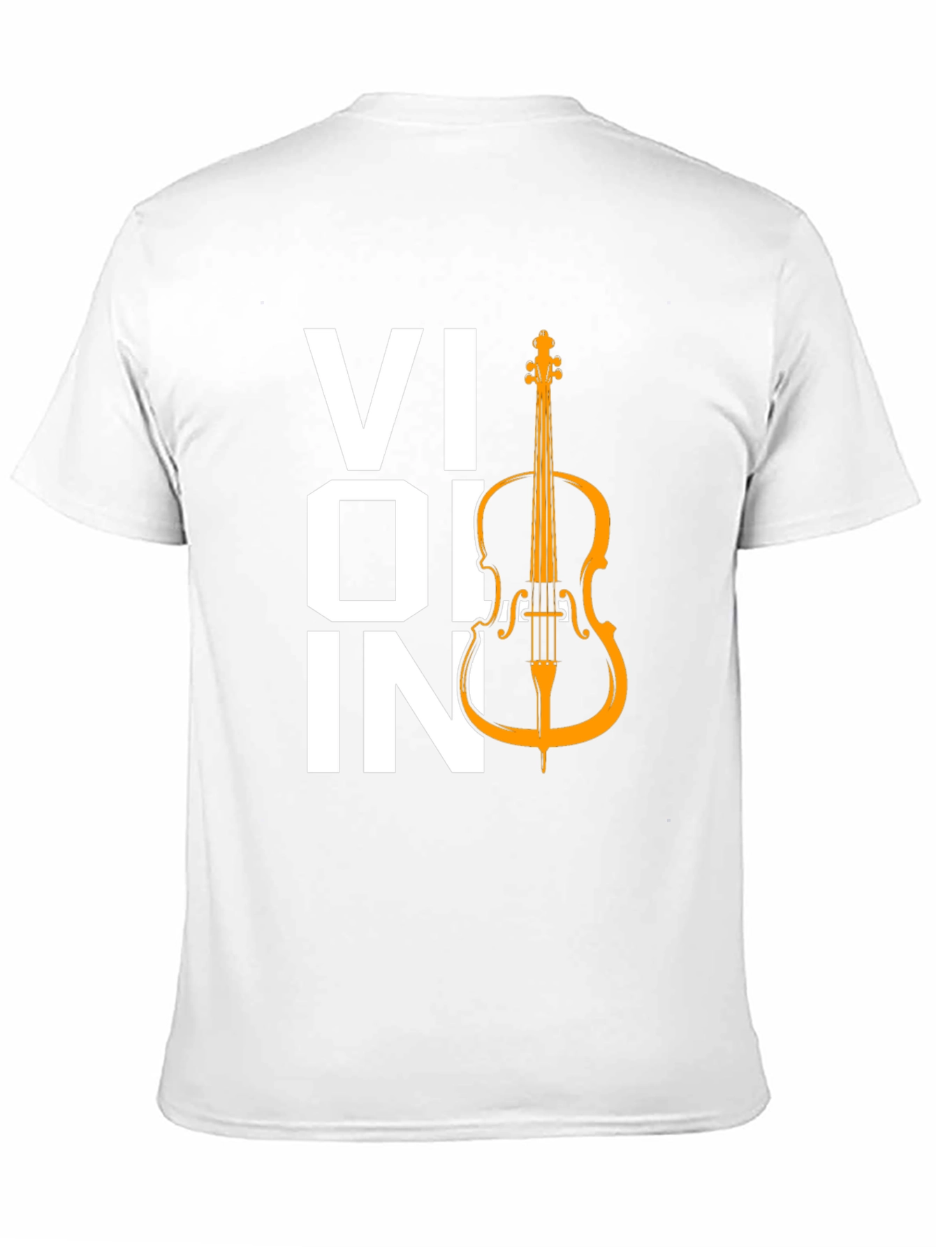 Violin Graphic Tee - Music Lover T-Shirt