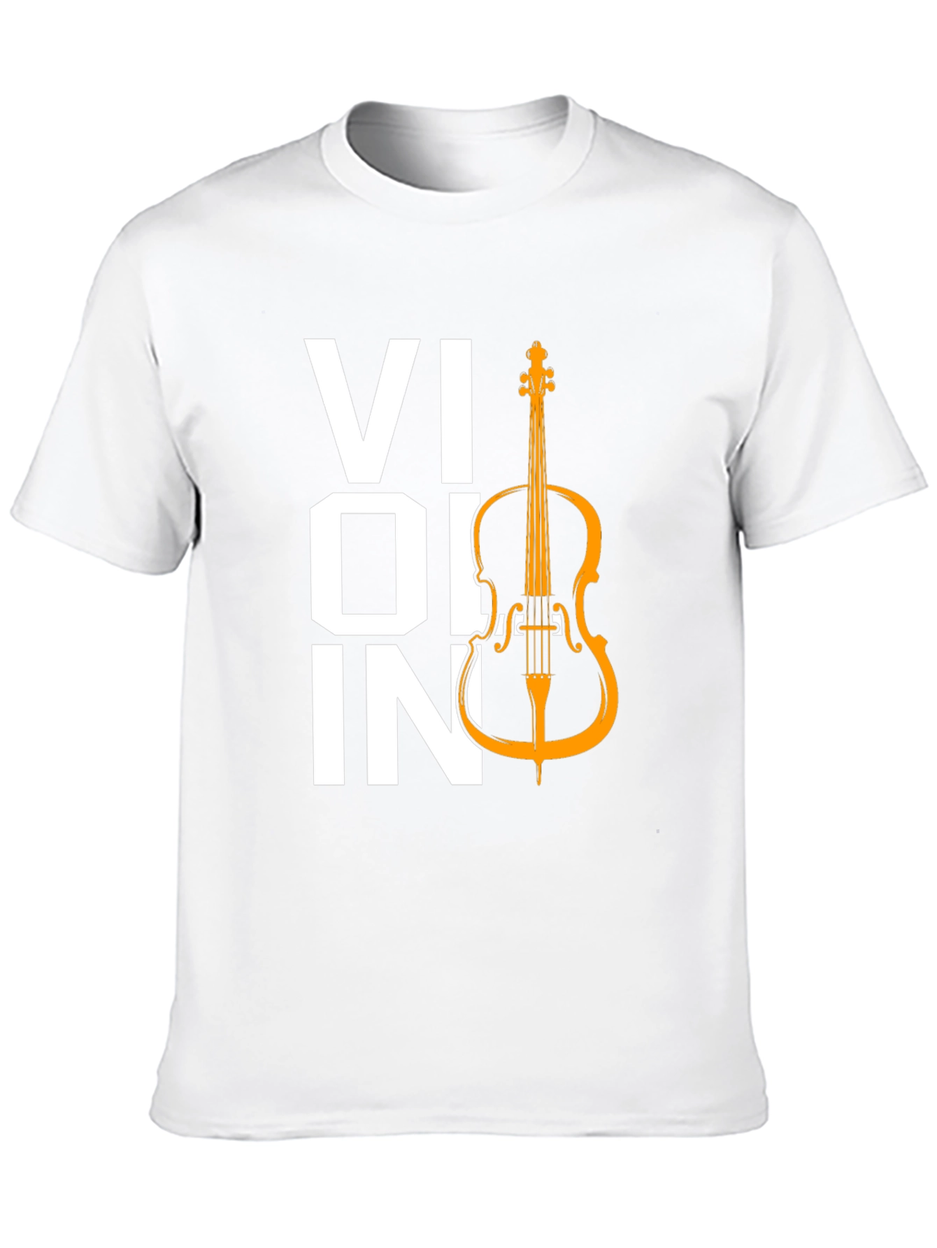 Violin Graphic Tee - Music Lover T-Shirt