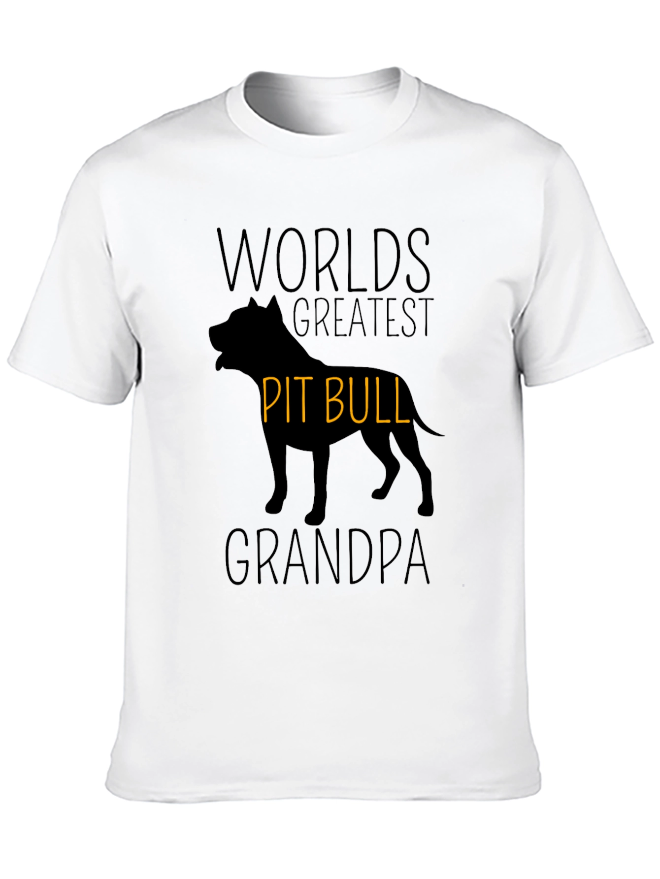 Worlds Greatest Pitbull Grandpa T-Shirt