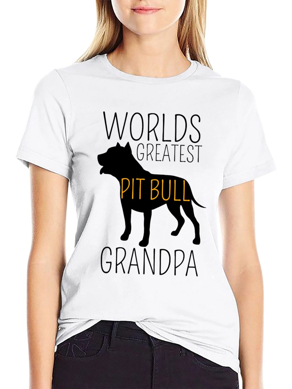 Worlds Greatest Pitbull Grandpa T-Shirt